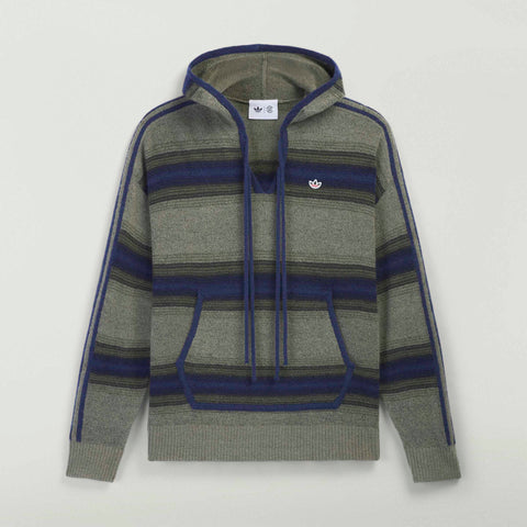 adidas Originals x CLOT Baja Hoodie By Edison Chen Green / Tech Indigo