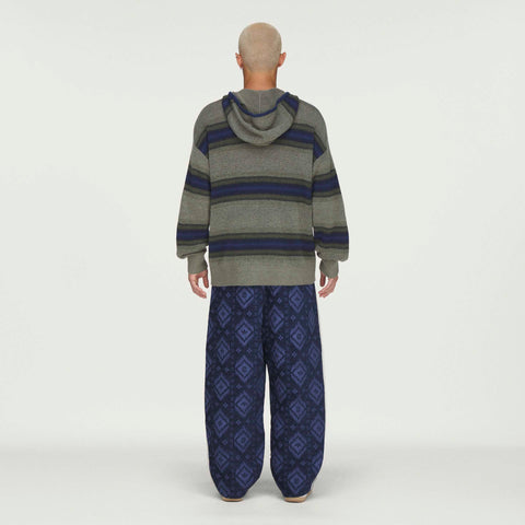 adidas Originals x CLOT Baja Hoodie By Edison Chen Green / Tech Indigo