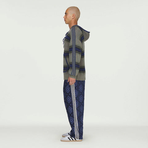 adidas Originals x CLOT Baja Hoodie By Edison Chen Green / Tech Indigo