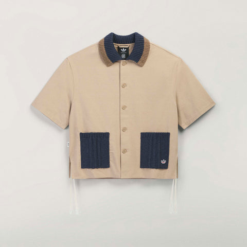 adidas Originals x CLOT Redifined Utility Short Sleeve Shirt By Edison Chen Warm Sandstone