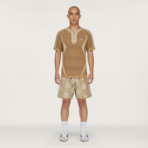 adidas Originals x CLOT by Edison Chen Heritage Print Shorts Warm Sandstone