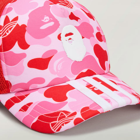 adidas Originals x BAPE® Trucker Cap Clear Pink