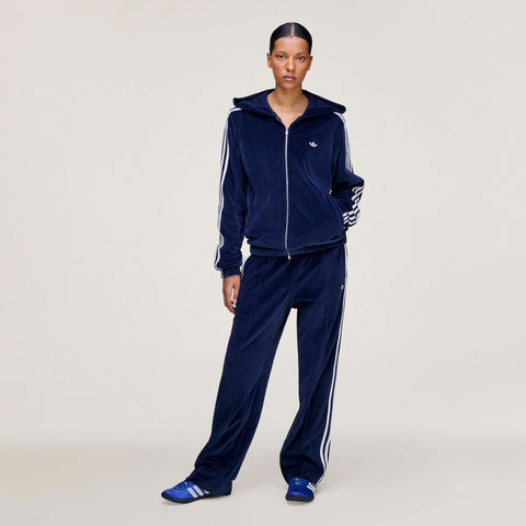 adidas Originals x Wales Bonner Velour Track Jacket Collegiate Navy