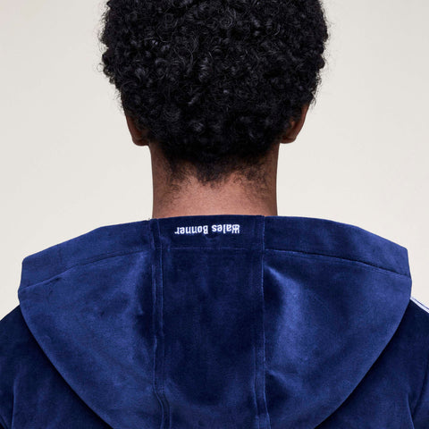 adidas Originals x Wales Bonner Velour Track Jacket Collegiate Navy