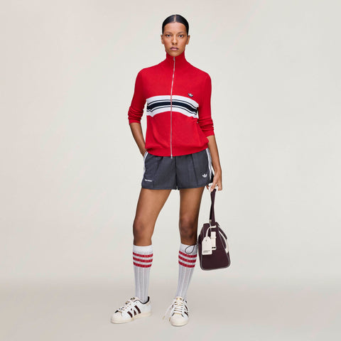 adidas Originals x Wales Bonner Wool Shorts Dark Grey Heather