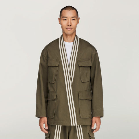 adidas Originals x CLOT Jacket By Edison Chen Olive Strata