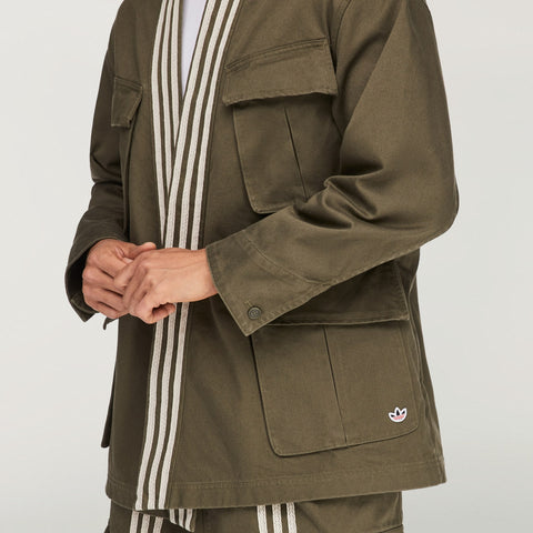 adidas Originals x CLOT Jacket By Edison Chen Olive Strata