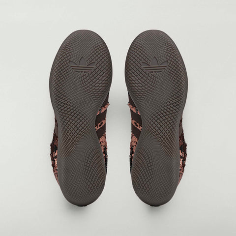 adidas Originals x Wales Bonner Karintha Sequin Dark Brown / Core Black
