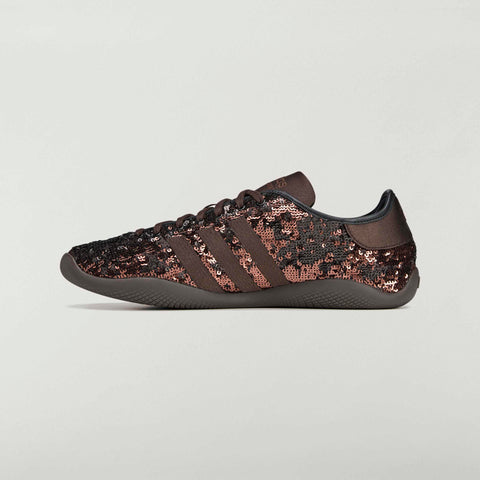 adidas Originals x Wales Bonner Karintha Sequin Dark Brown / Core Black