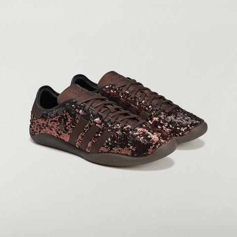 adidas Originals x Wales Bonner Karintha Sequin Dark Brown / Core Black