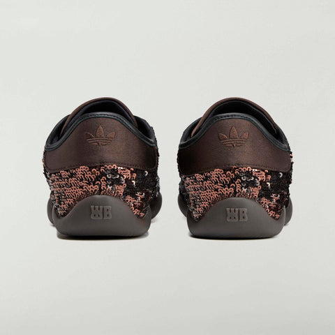 adidas Originals x Wales Bonner Karintha Sequin Dark Brown / Core Black