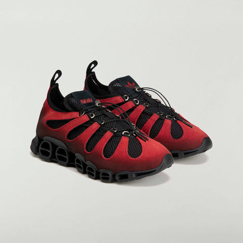 adidas Originals x AVAVAV Megaride Cutout Suede Core Black / Power Red