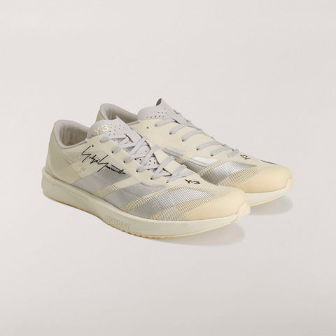 adidas Y-3 Adizero RC6 Cream White / Silver Metallic / Light Solid Grey