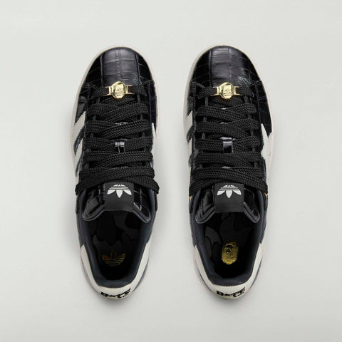 adidas Originals x BAPE Campus 00s Core Black / Off White / Gold Metallic