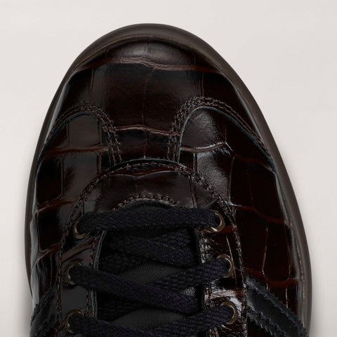 adidas Originals x Wales Bonner Karintha Croc Dark Brown / Core Black / Gold Metallic (Copy)