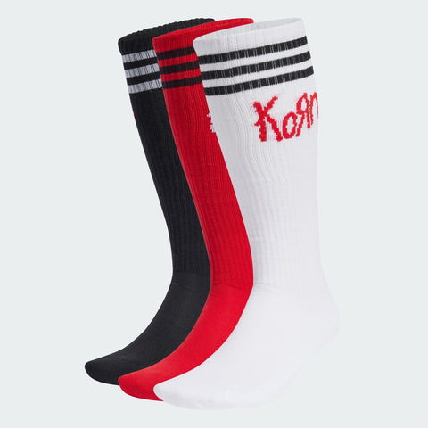 adidas Originals x KoRn Socks White / Black / Better Scarlet