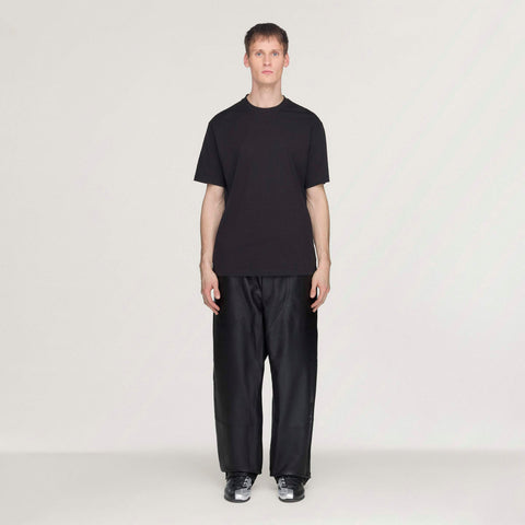 adidas Y-3 Mercedes-AMG F1 Team Leather Racing Pants Black
