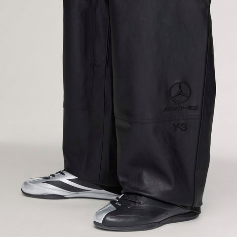 adidas Y-3 Mercedes-AMG F1 Team Leather Racing Pants Black