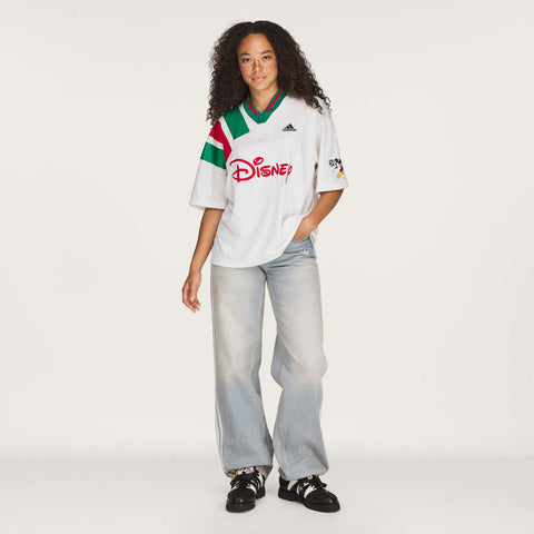 adidas Originals x Brain Dead x Disney Football Jersey Chalk White