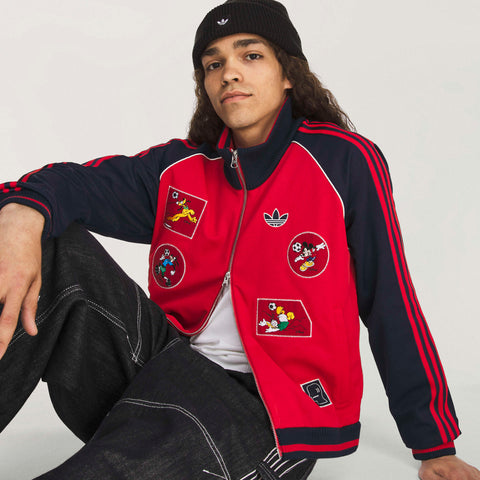 adidas Originals x Brain Dead x Disney Tracktop Better Scarlet