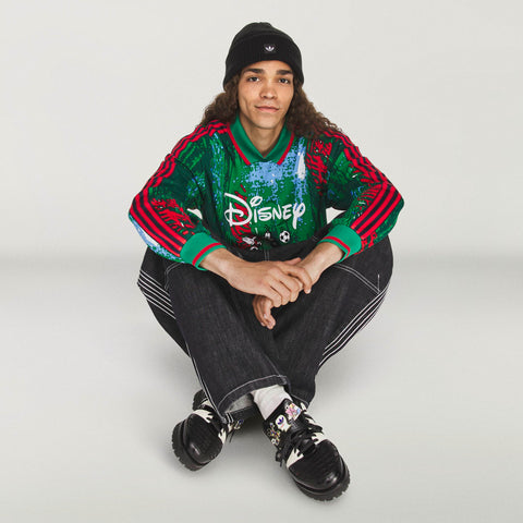 adidas Originals x Brain Dead x Disney Long Sleeve Jersey Red / Bold Green / Blue
