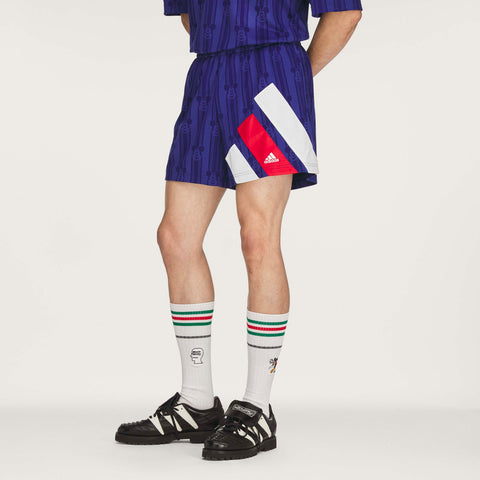 adidas Originals x Brain Dead x Disney Football Shorts Victory Blue