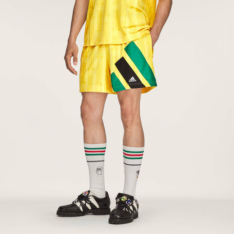 adidas Originals x Brain Dead x Disney Football Shorts Bold Gold
