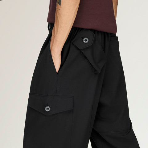 adidas Y-3 Wool Utility Pants Black