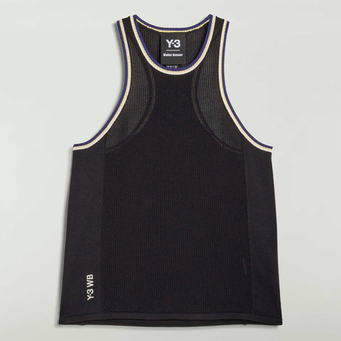 adidas Y-3 x Wales Bonner Logo Tank Black