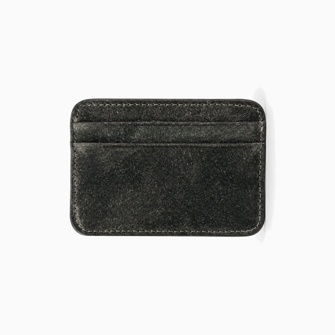 Yâr’in Kidskin Cashmere Suede Cardcase Khaki