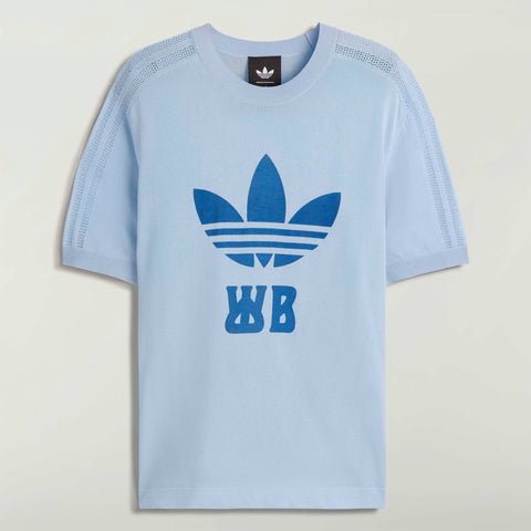adidas Originals x Wales Bonner Knit T-Shirt Clear Sky