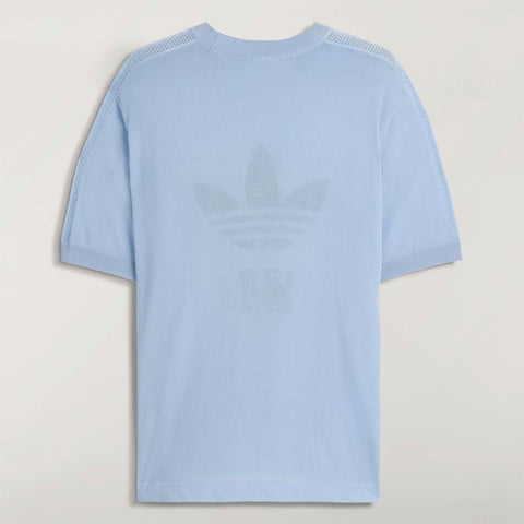 adidas Originals x Wales Bonner Knit T-Shirt Clear Sky