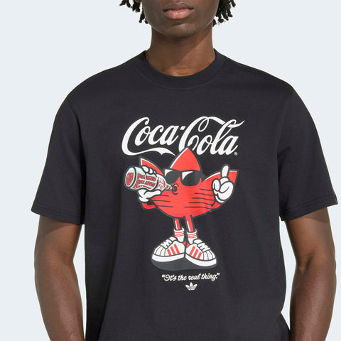 adidas Originals x Coca Cola Classic Sport Graphic Treffie Tee Black