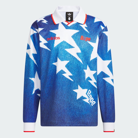adidas Originals x  BAPE® LSL Star Jersey Medium Blue Denim