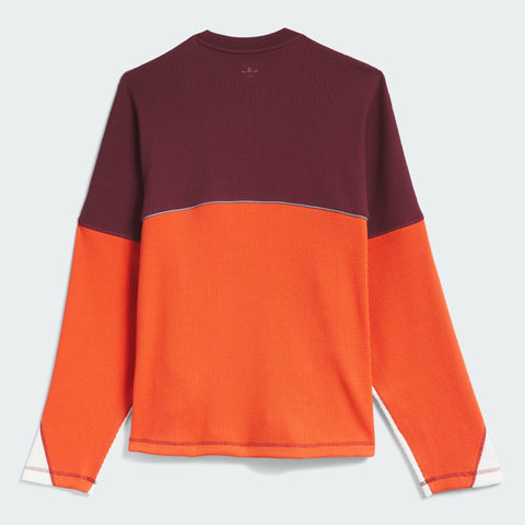 adidas Originals La Cienega LS Sports Tee Off White / Preloved Red / Maroon