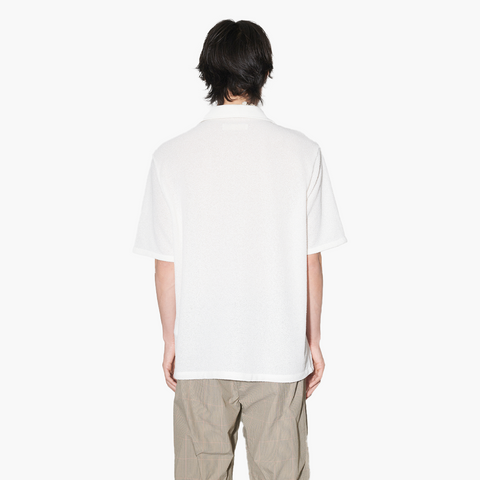 Our Legacy Box Shirt Shortsleeve White Boucle