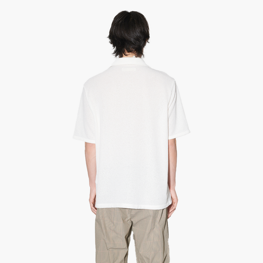 Our Legacy Box Shirt Shortsleeve White Boucle