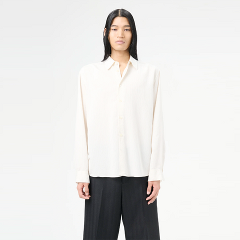 Our Legacy Beyond Shirt Cream Stripe Ceremony Viscose