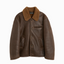 Our Legacy Alaska Jacket Rustic Grain Brown Shearling