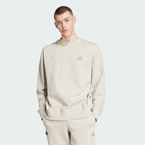 adidas Originals x Mercedes AMG Petronas F1 Team Premium Sweat Top Putty Beige