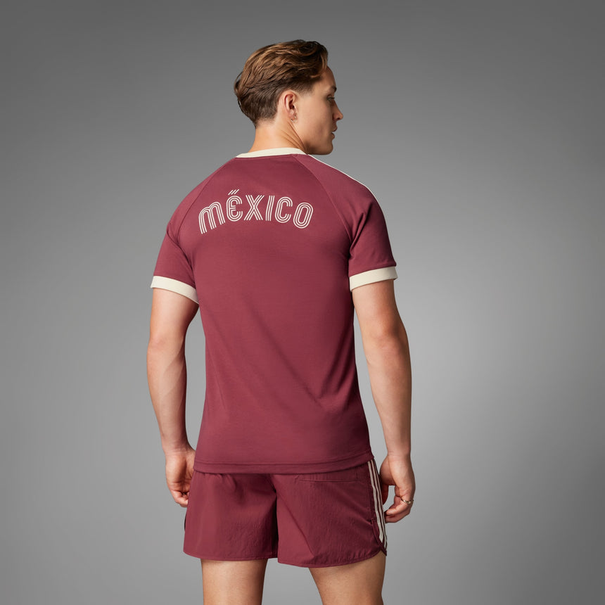 adidas Originals Mexico Adicolor 3-Stripes T-Shirt Noble Maroon