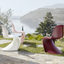 Mozaik Vitra Panton Chair Polypropylene / Bordeaux