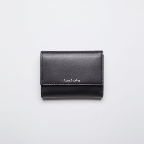 Acne Studios 3-Slots Folded Wallet Black