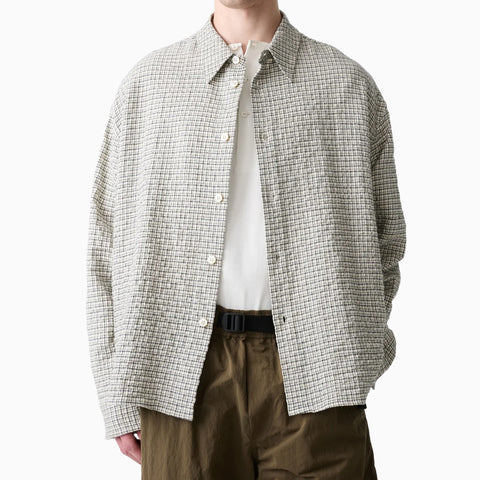 Studio Nicholson Nostra Shirt Parchment / Black