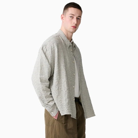 Studio Nicholson Nostra Shirt Parchment / Black