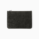 Yâr’in Kidskin Cashmere Suede Pouch Khaki