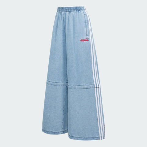 adidas Originals x Coca-Cola Denim Adilenium Firebird Sports Pants Light Denim
