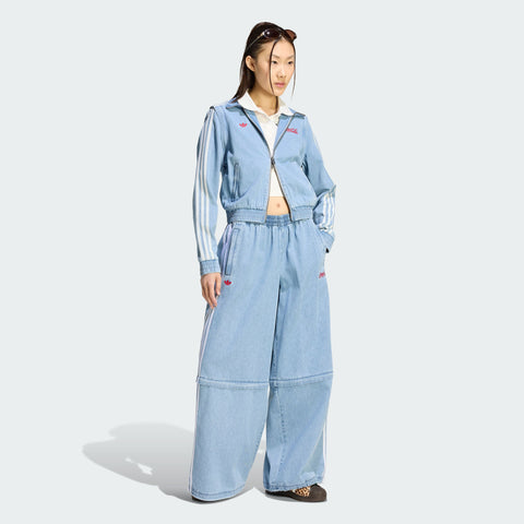 adidas Originals x Coca-Cola Denim Adilenium Firebird Sports Pants Light Denim