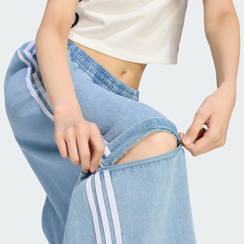 adidas Originals x Coca-Cola Denim Adilenium Firebird Sports Pants Light Denim