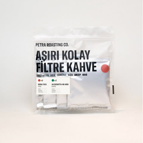 Petra Aşırı Kolay Filtre / Super Easy Filter Coffee - A Drip Bag for Every Day of The Week